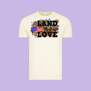 Land That We Love 4th Of July Vintage Tee Designed By Neo Western