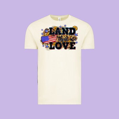 Land That We Love 4th Of July Vintage Tee Designed By Neo Western