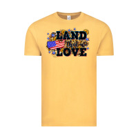 Vintage Mustard Land that we love 4th of July Vintage Tee - Neo Western