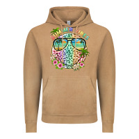 Vintage Camel summer vibes with smile face and leopard Vintage Hoodie - texasbilliewilder