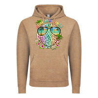 Vintage Coffee summer vibes with smile face and leopard Vintage Hoodie - texasbilliewilder