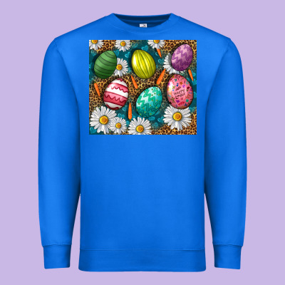 Easter Eggs Premium Sweatshirt Designed By Nancycooperartshop