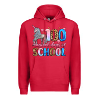 Cardinal 100 magical days of school Premium Hoodie - LillyAllenDesigns
