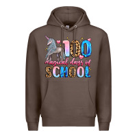 Coffee 100 magical days of school Premium Hoodie - LillyAllenDesigns