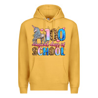 Mustard 100 magical days of school Premium Hoodie - LillyAllenDesigns