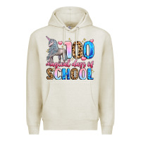 Oatmeal Heather 100 magical days of school Premium Hoodie - LillyAllenDesigns