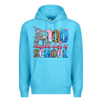 Ocean Blue 100 magical days of school Premium Hoodie - LillyAllenDesigns