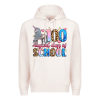 Pale Pink 100 magical days of school Premium Hoodie - LillyAllenDesigns