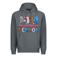 Rock 100 magical days of school Premium Hoodie - LillyAllenDesigns