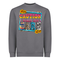 Storm caution i really don't care Heavyweight Sweatshirt - Zillion Design Studio