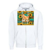 White western farm chicken coop animals sunflowers leopard turquoise wooden Zipper Hoodie - Artiststas
