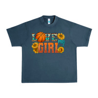 Midnight Navy love my girl basketball Urban Heavy Tee - HRA Design Shop