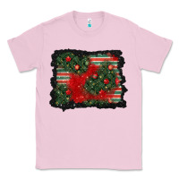 Bubblegum Pink christmas ornament background Classic Tee - BundleAndBundleShop