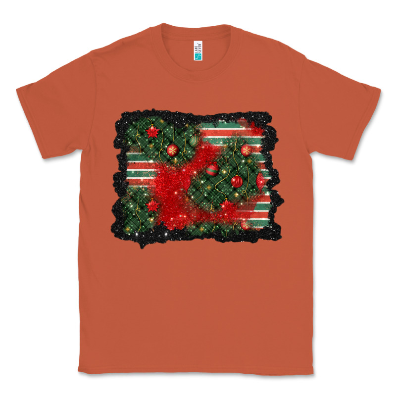 Christmas Ornament Background Classic Tee by BundleAndBundleShop | Teevron
