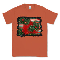Copper christmas ornament background Classic Tee - BundleAndBundleShop