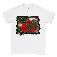 White christmas ornament background Classic Tee - BundleAndBundleShop
