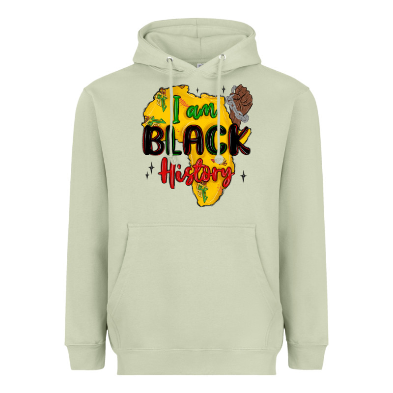 I Am Black History Heavyweight Hoodie by MaliasSmallBusiness | Teevron