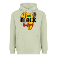 Matcha i am black history Heavyweight Hoodie - MaliasSmallBusiness
