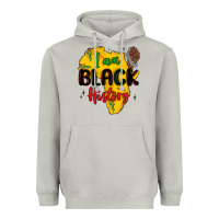 Moon Dust i am black history Heavyweight Hoodie - MaliasSmallBusiness
