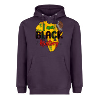 Plum i am black history Heavyweight Hoodie - MaliasSmallBusiness