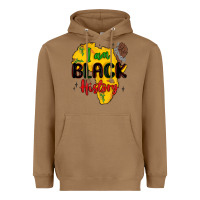 Toasted Coconut i am black history Heavyweight Hoodie - MaliasSmallBusiness