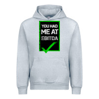Heather Grey You Had Me At Ebitda Urban Hoodie - Bettercallsaul
