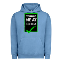 Pigment Pebble Blue You Had Me At Ebitda Urban Hoodie - Bettercallsaul