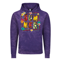Cloud Purple summer with fruit Vintage Hoodie - texasbilliewilder