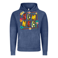 Vintage Denim summer with fruit Vintage Hoodie - texasbilliewilder