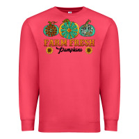 Cardinal Orange glitter pumpkin Premium Sweatshirt - NancyCooperArtShop
