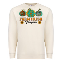 Sandshell Orange glitter pumpkin Premium Sweatshirt - NancyCooperArtShop