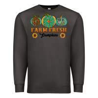 Smoke Orange glitter pumpkin Premium Sweatshirt - NancyCooperArtShop