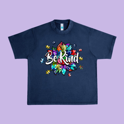 Be Kind2 Urban Heavy Tee Designed By Sublimationcraftshop