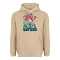 Mushroom stay curious and axolotl questions Heavyweight Hoodie - MaliasSmallBusiness