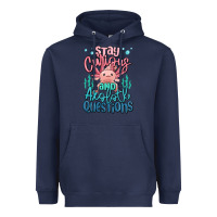 Navy stay curious and axolotl questions Heavyweight Hoodie - MaliasSmallBusiness