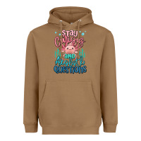Toasted Coconut stay curious and axolotl questions Heavyweight Hoodie - MaliasSmallBusiness
