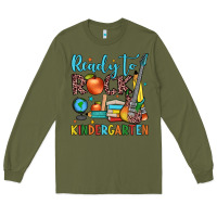 Army Green ready to rock kindergarten Long Sleeve Tee - JahusDesignShop