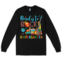 Black ready to rock kindergarten Long Sleeve Tee - JahusDesignShop