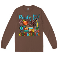 Chestnut ready to rock kindergarten Long Sleeve Tee - JahusDesignShop
