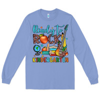 Colony Blue ready to rock kindergarten Long Sleeve Tee - JahusDesignShop