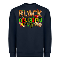 Navy black teacher magic Heavyweight Sweatshirt - Zillion Design Studio