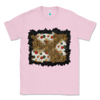 Bubblegum Pink christmas mistletoe background Classic Tee - BundleAndBundleShop