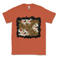 Copper christmas mistletoe background Classic Tee - BundleAndBundleShop