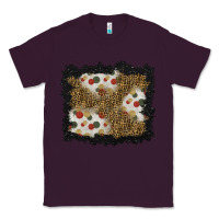 Plum christmas mistletoe background Classic Tee - BundleAndBundleShop