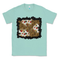 Seafoam christmas mistletoe background Classic Tee - BundleAndBundleShop