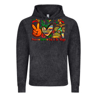 Vintage Black peace love cinco de mayo Vintage Hoodie - Zillion Design Studio