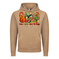 Vintage Coffee peace love cinco de mayo Vintage Hoodie - Zillion Design Studio