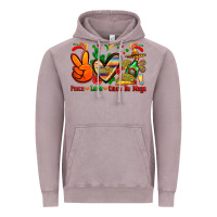 Vintage Zinc peace love cinco de mayo Vintage Hoodie - Zillion Design Studio
