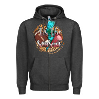 Charcoal Heather tis the season football helmet Zipper Hoodie - AdoDesignShop