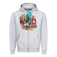 Heather Grey tis the season football helmet Zipper Hoodie - AdoDesignShop